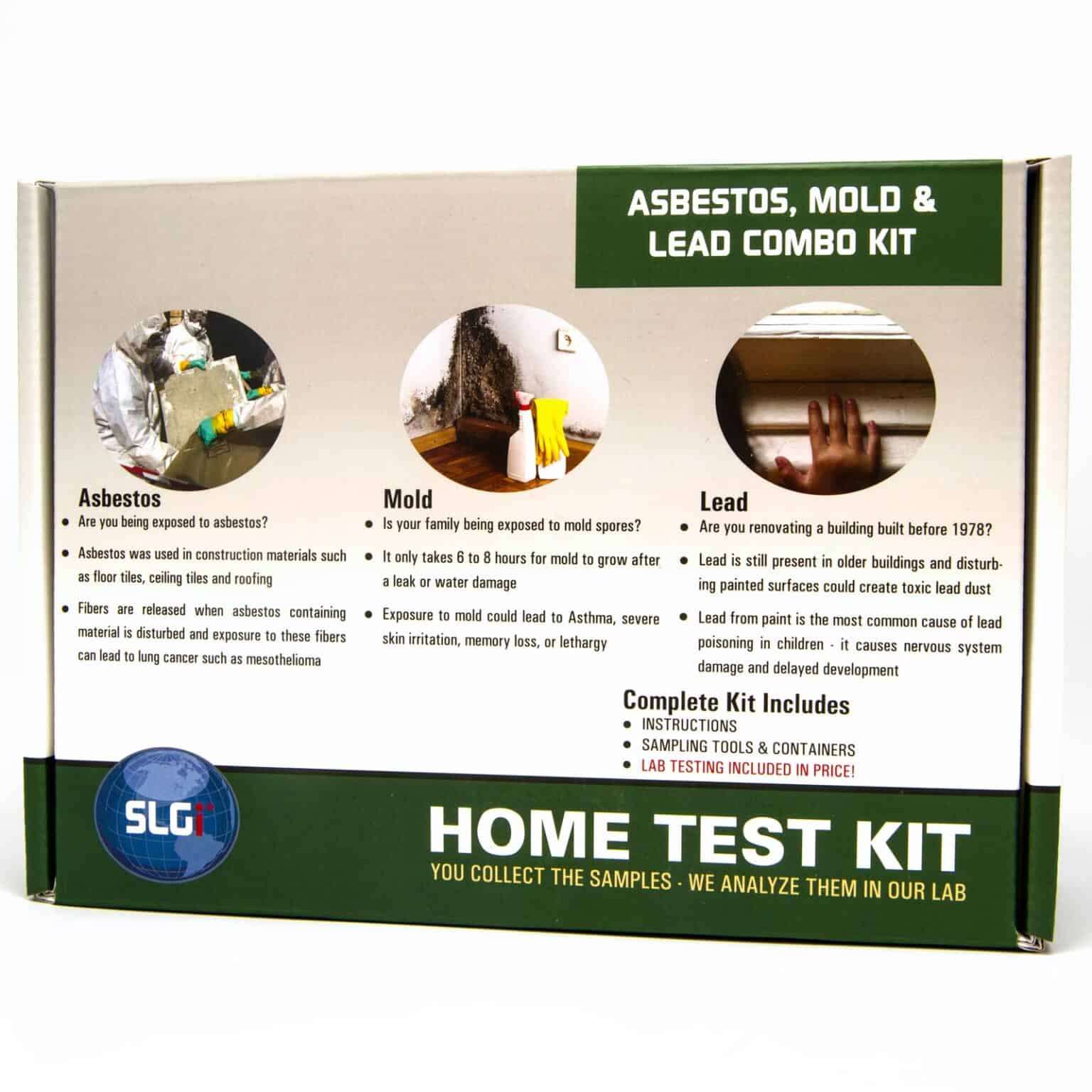 Asbestos, Lead, and Mold Combo Test Kit Schneider Laboratories Global